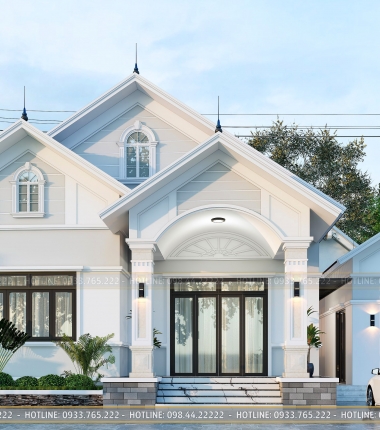 Mẫu Nhà Vườn Mái Thái 150m2