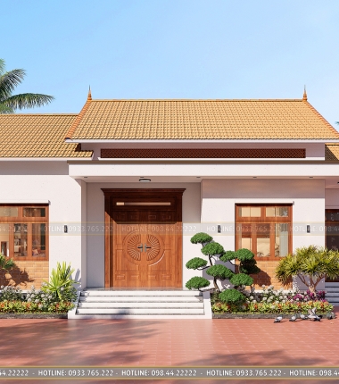 Nhà Vườn Mái Thái Đơn Giản Mà Đẹp Long Lanh