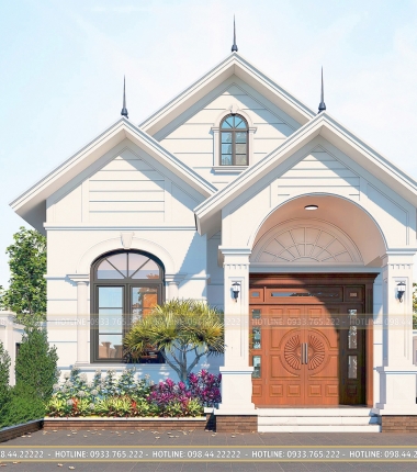 Mẫu Nhà Vườn Mái Thái 3 Phòng Ngủ Đẹp
